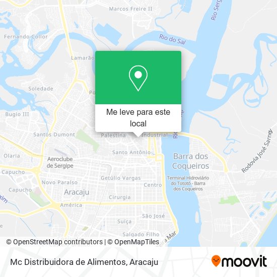 Mc Distribuidora de Alimentos mapa