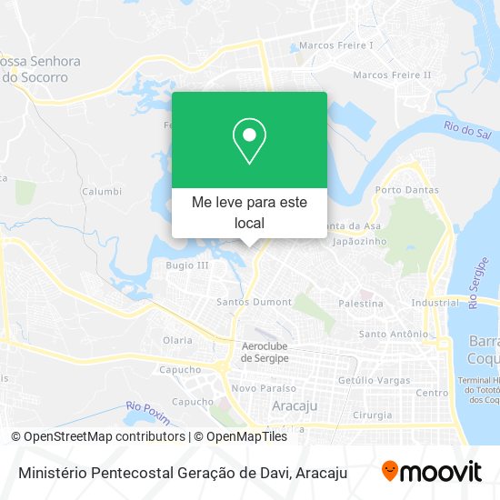 Ministério Pentecostal Geração de Davi mapa