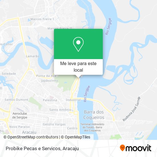 Probike Pecas e Servicos mapa