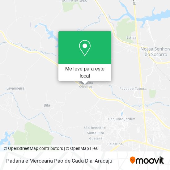 Padaria e Mercearia Pao de Cada Dia mapa