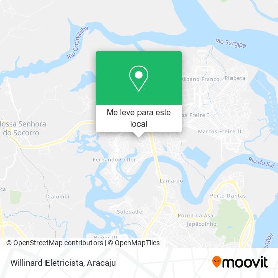 Willinard Eletricista mapa