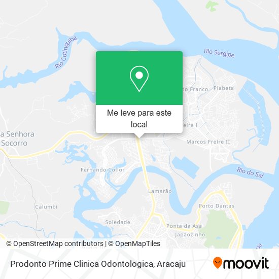 Prodonto Prime Clinica Odontologica mapa