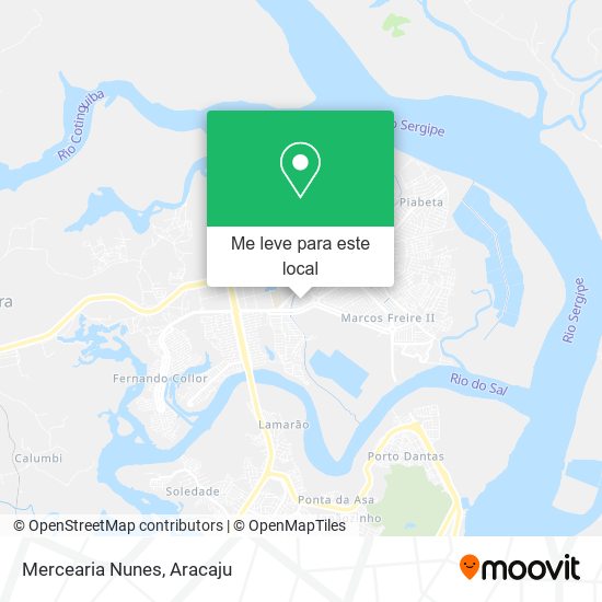 Mercearia Nunes mapa