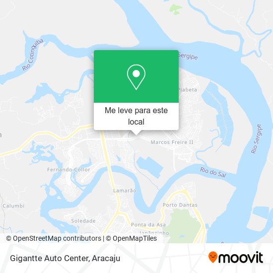 Gigantte Auto Center mapa