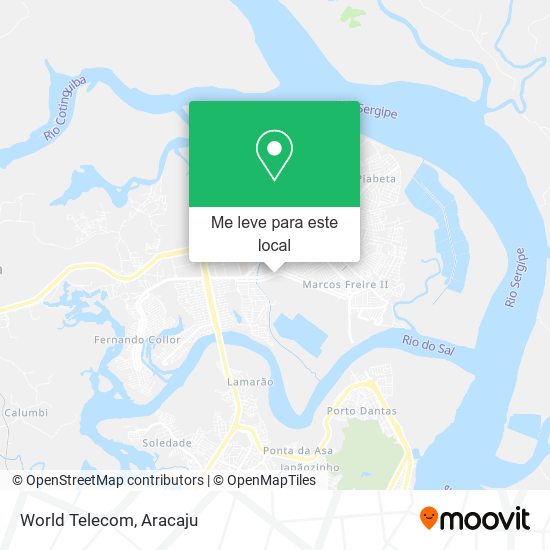 World Telecom mapa