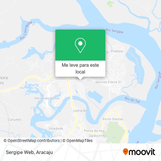 Sergipe Web mapa