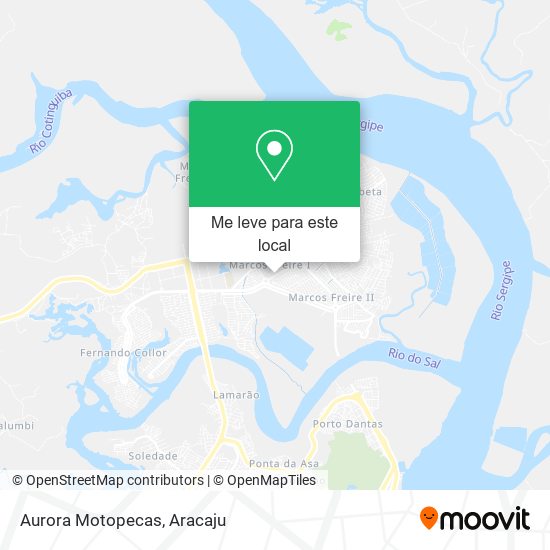 Aurora Motopecas mapa