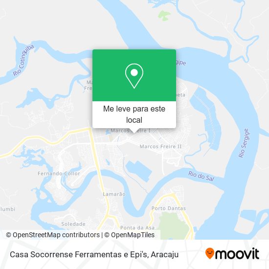 Casa Socorrense Ferramentas e Epi's mapa