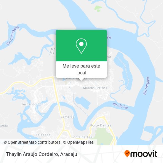 Thaylin Araujo Cordeiro mapa