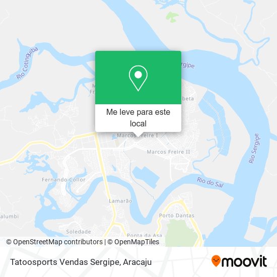 Tatoosports Vendas Sergipe mapa