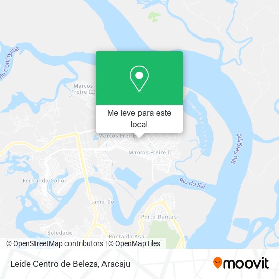 Leide Centro de Beleza mapa