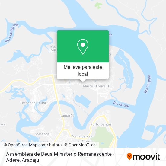 Assembleia de Deus Ministerio Remanescente - Adere mapa