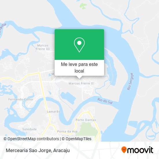 Mercearia Sao Jorge mapa