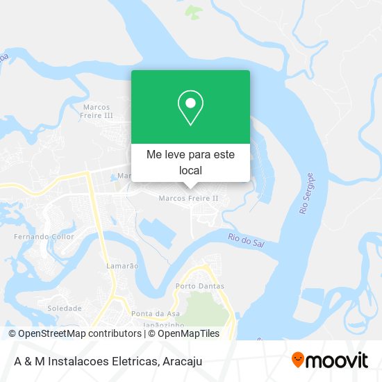 A & M Instalacoes Eletricas mapa