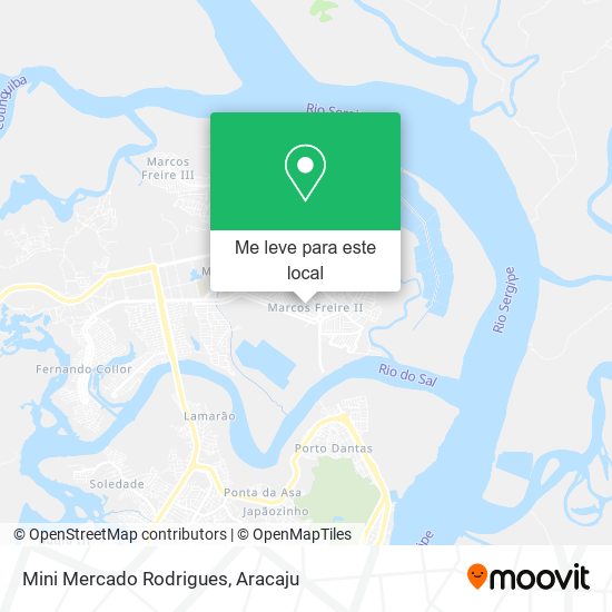 Mini Mercado Rodrigues mapa