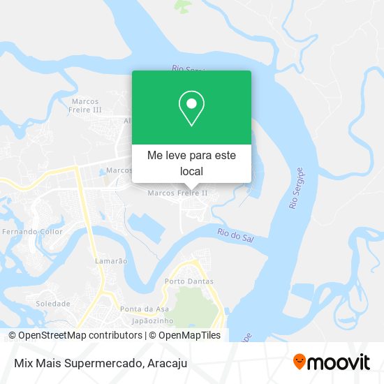 Mix Mais Supermercado mapa