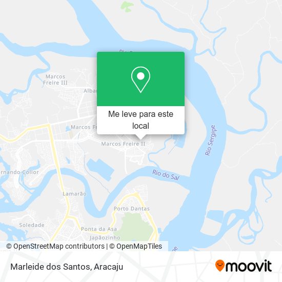 Marleide dos Santos mapa