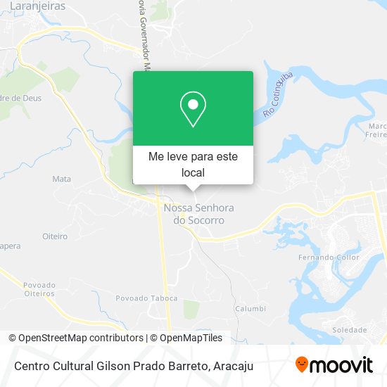 Centro Cultural Gilson Prado Barreto mapa