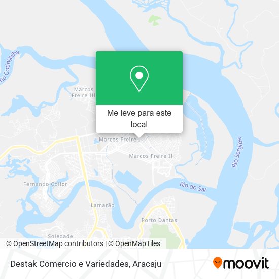 Destak Comercio e Variedades mapa