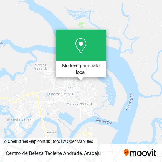 Centro de Beleza Taciene Andrade mapa