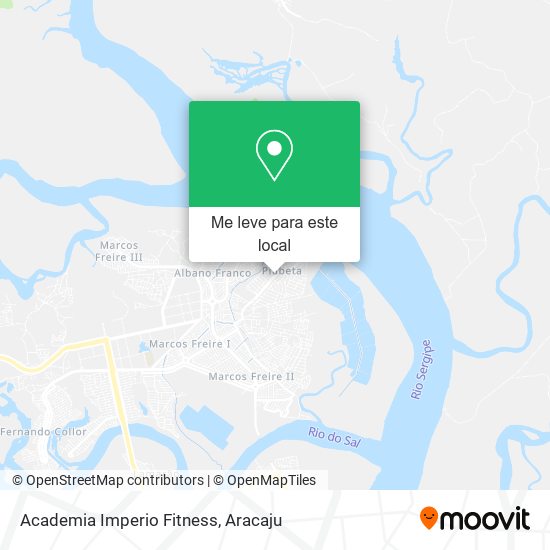 Academia Imperio Fitness mapa