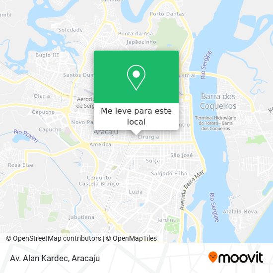 Av. Alan Kardec mapa