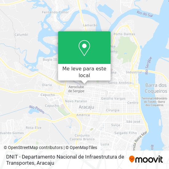 DNIT - Departamento Nacional de Infraestrutura de Transportes mapa