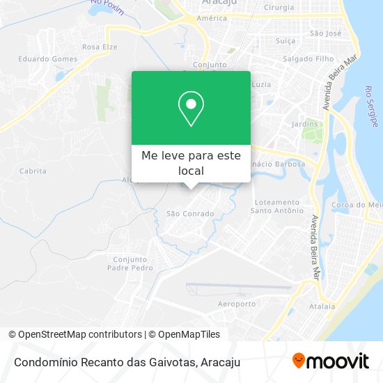 Condomínio Recanto das Gaivotas mapa