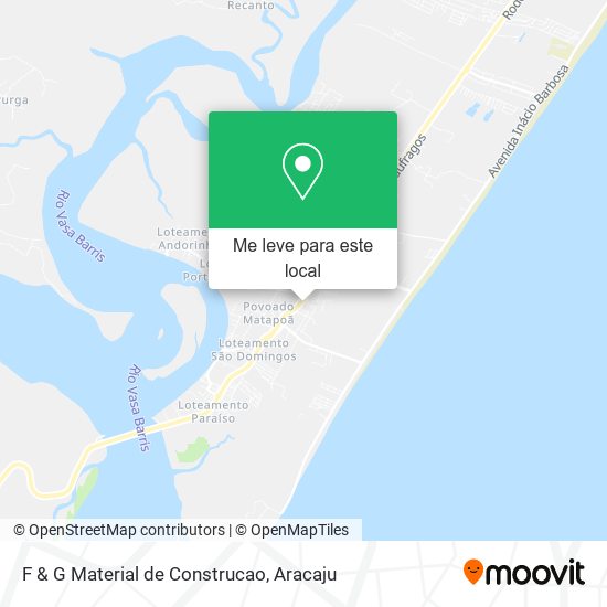 F & G Material de Construcao mapa