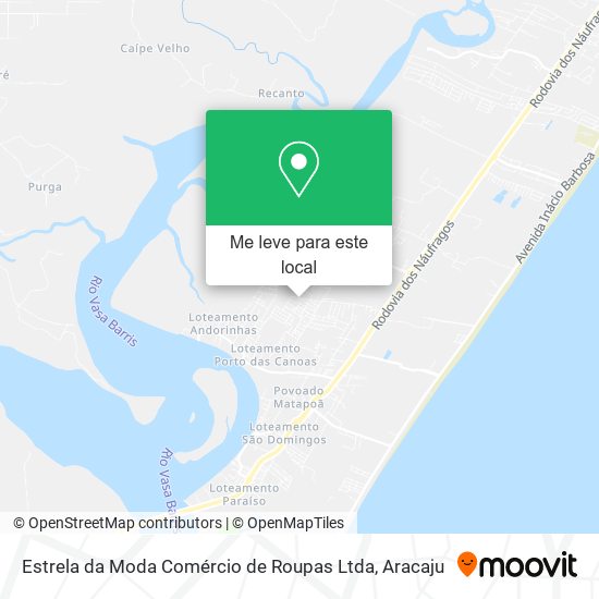 Estrela da Moda Comércio de Roupas Ltda mapa