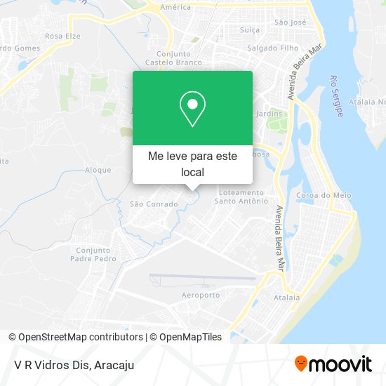V R Vidros Dis mapa