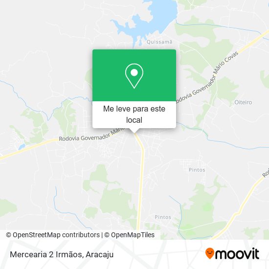 Mercearia 2 Irmãos mapa