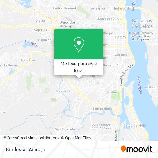 Bradesco mapa