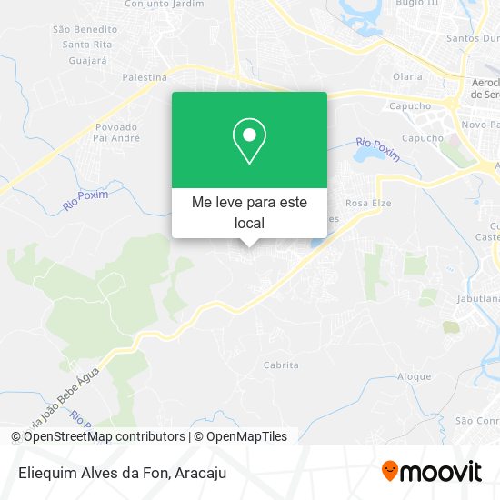 Eliequim Alves da Fon mapa