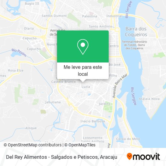 Del Rey Alimentos - Salgados e Petiscos mapa