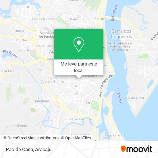Pão de Casa mapa
