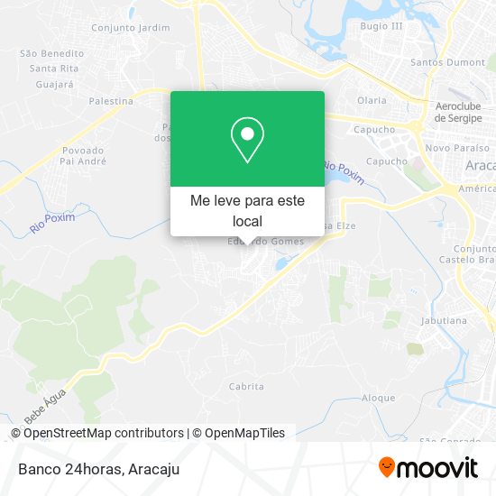 Banco 24horas mapa