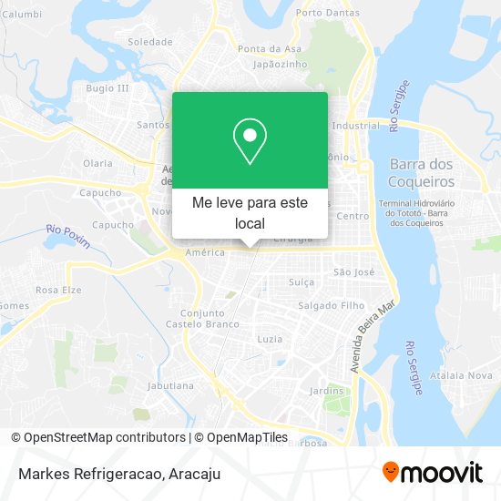 Markes Refrigeracao mapa