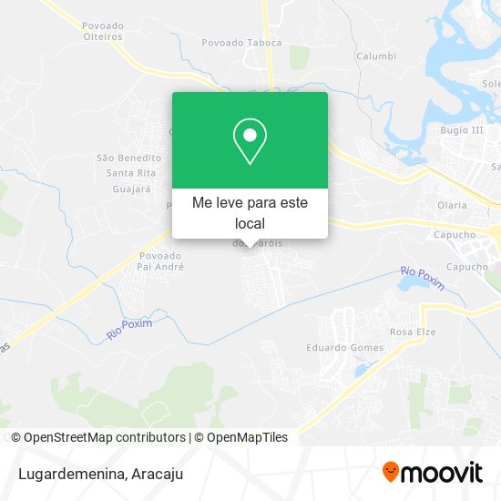 Lugardemenina mapa