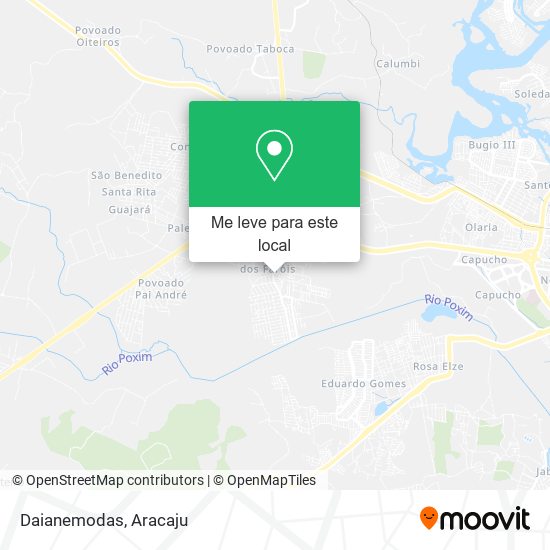 Daianemodas mapa