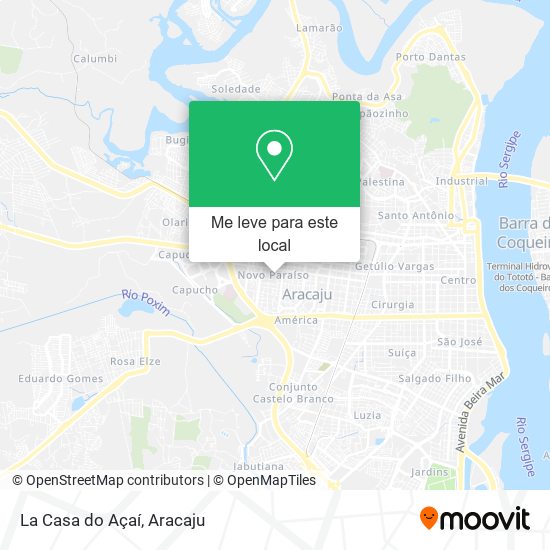 La Casa do Açaí mapa