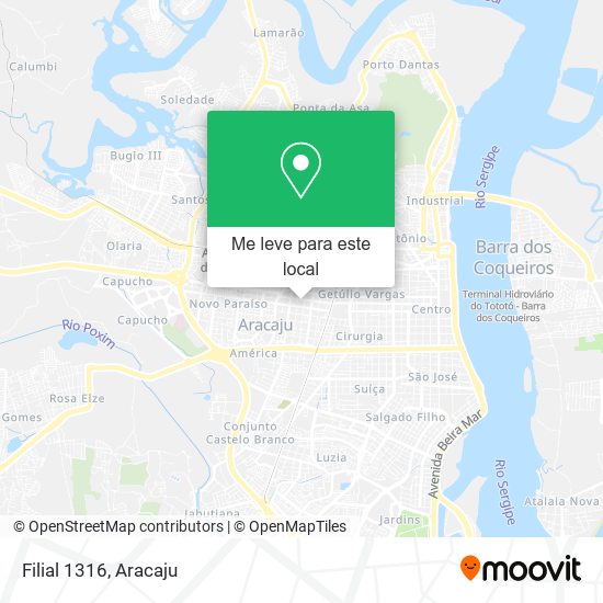 Filial 1316 mapa