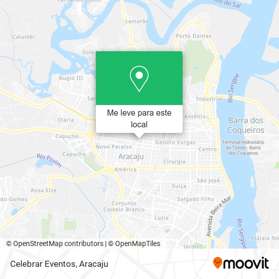Celebrar Eventos mapa