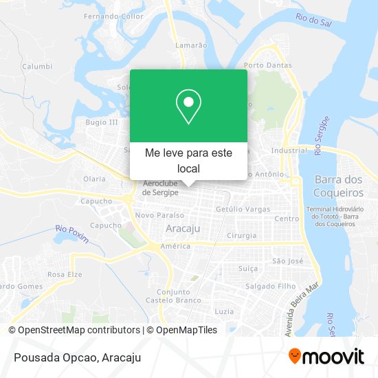 Pousada Opcao mapa