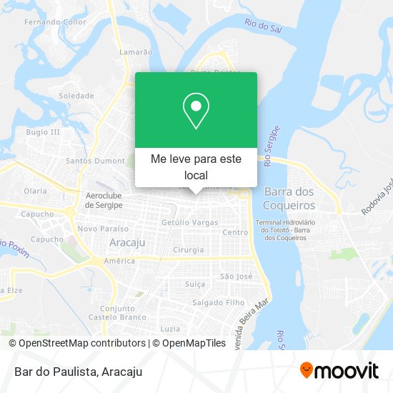 Bar do Paulista mapa