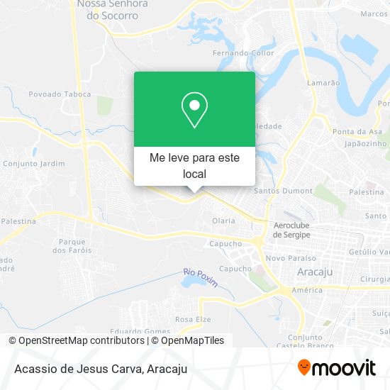 Acassio de Jesus Carva mapa