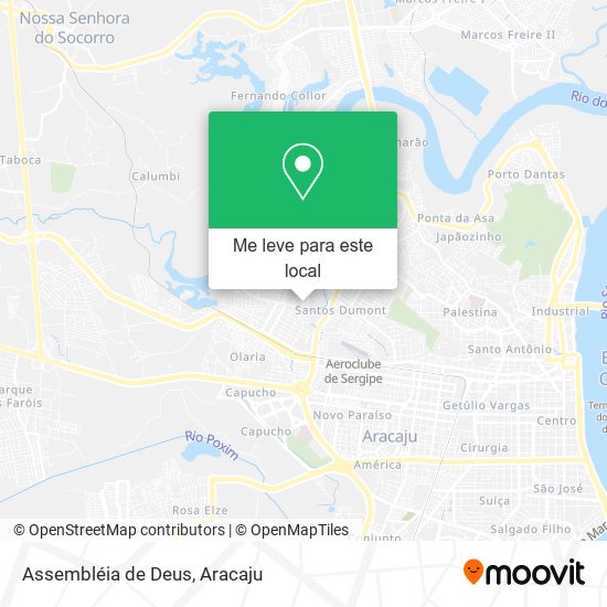Assembléia de Deus mapa