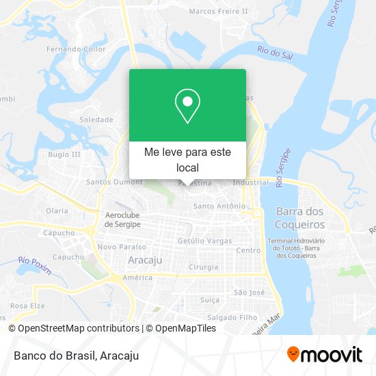 Banco do Brasil mapa