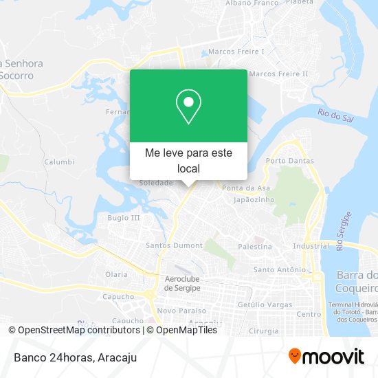 Banco 24horas mapa