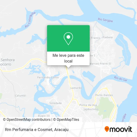 Rm Perfumaria e Cosmet mapa